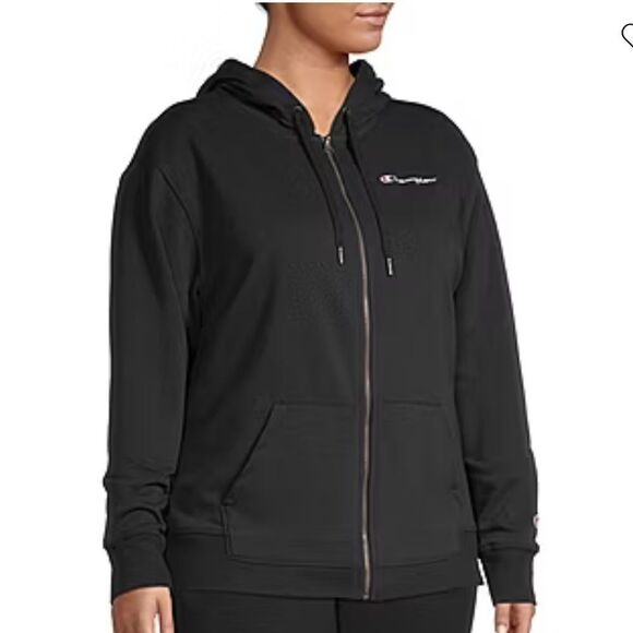Champion Womens Powerblend Fleece Hoodie Script Logo, jacket, sweatshirt - Picture 1 of 9